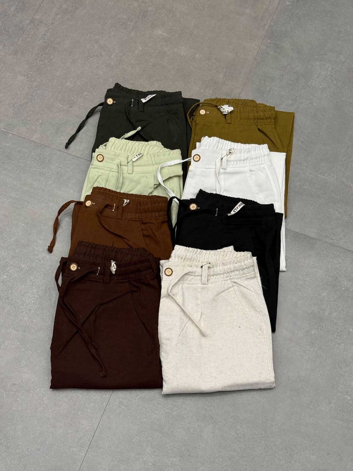 Drawcord Linen Trouser