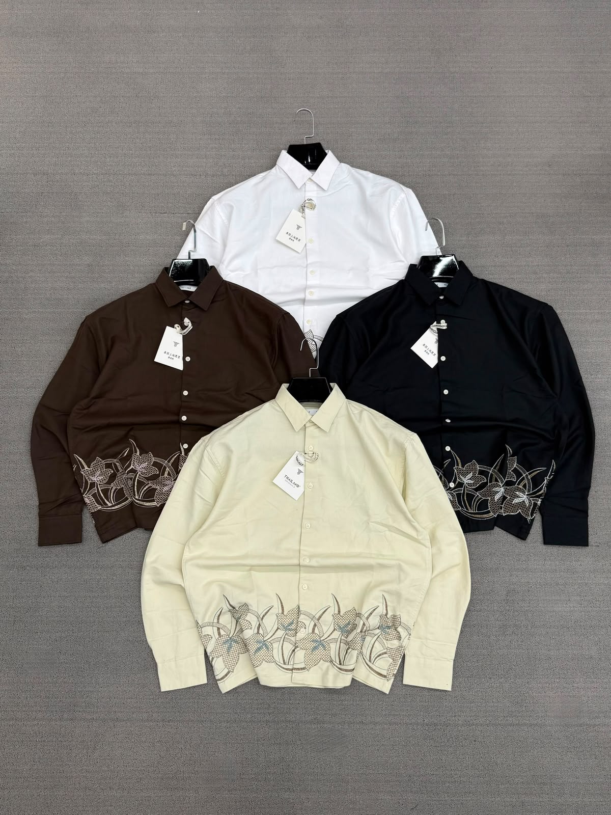 Floral Embroidered Shirt