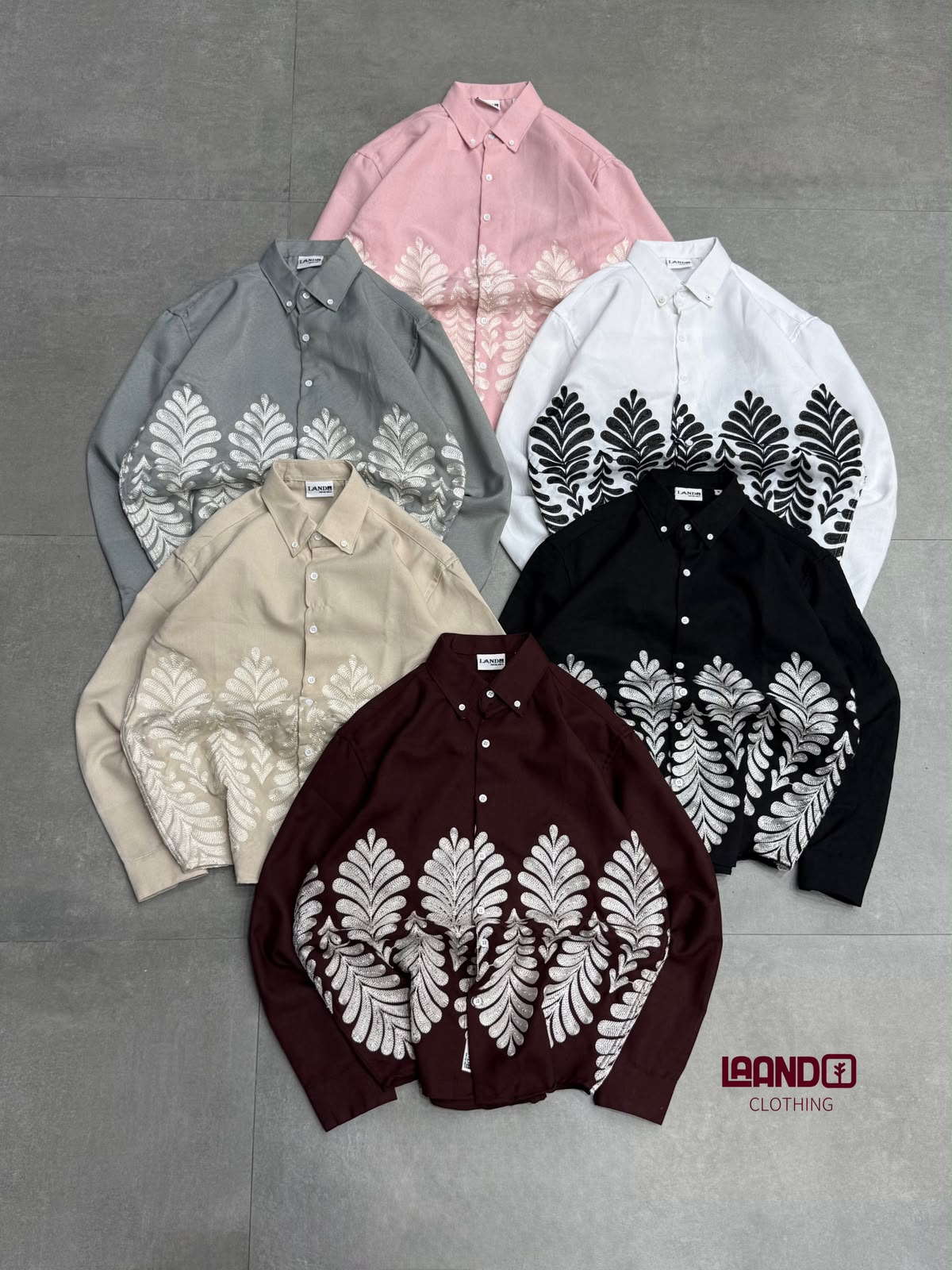 Lando Fern Embroidered Shirt